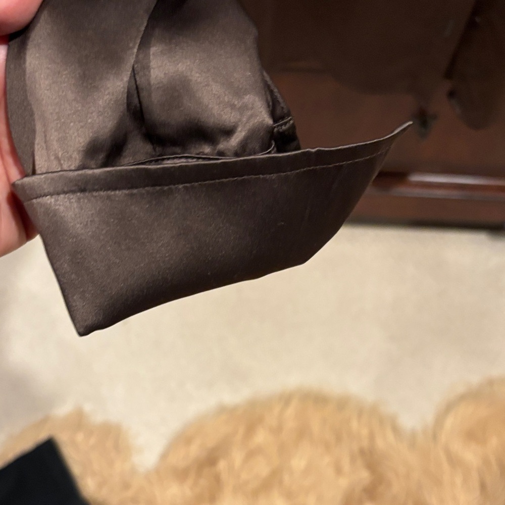 Elegant Brown Button Down Shirt - Picture 3 of 6